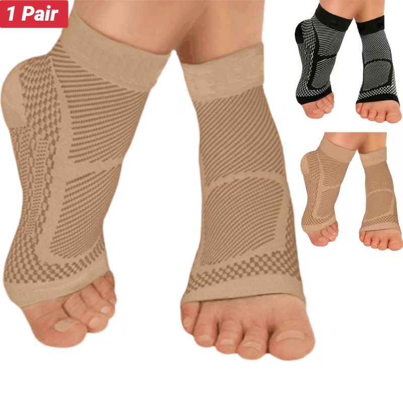 Ankle Brace Sock - Sport-Knöchelstütze Kompressionsmanschette Plantarfasziitis-Socke für Achillessehnenentzündung Gelenkschmerzen