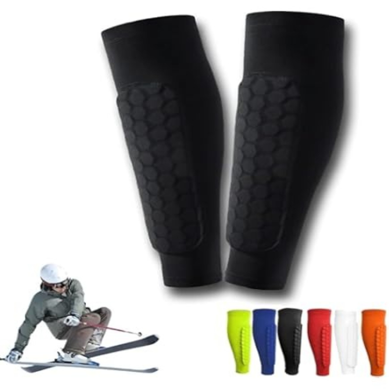 Compression Sleeve Calf - Fußball-Schienbeinschoner, Schienbeinschutz-Ärmel, leichte, schützende Fußball-Ausrüstung, Wade