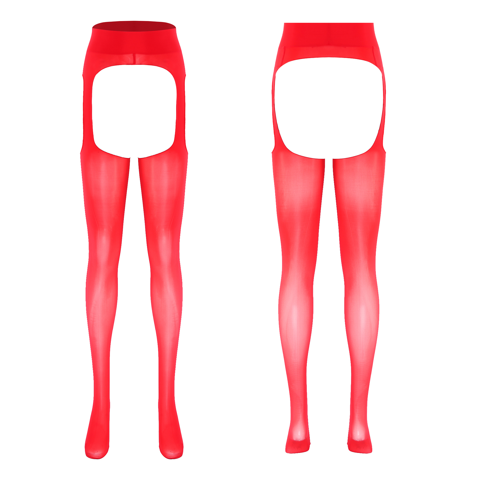 Tights Pantyhose Sheer - Frauen Sexy Open Crotch Glänzende Sheer