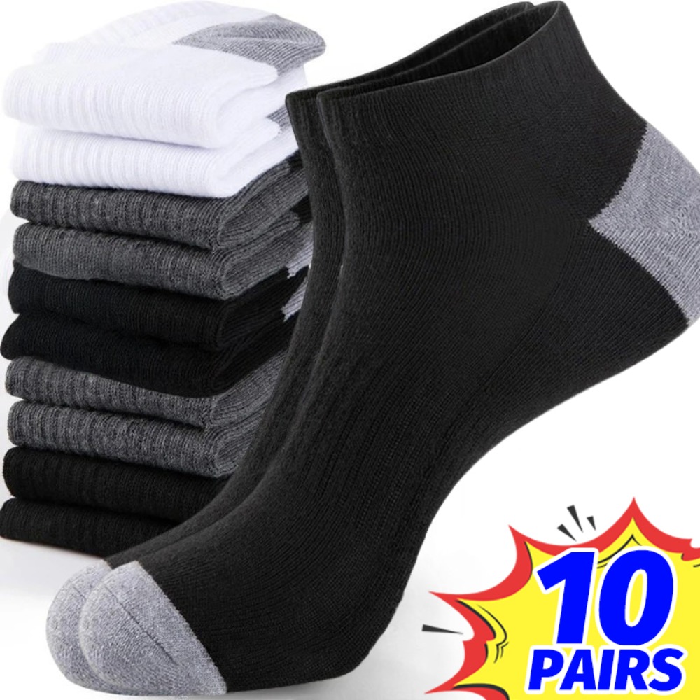 Ankle Sock Low Cut - 1–10 Paar atmungsaktive Herren-Sommersocken, leicht, weich,