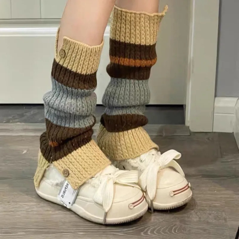 Boot Sock Slouchy - Neu ​ Y2K Gestrickte Beinwärmer Vintage