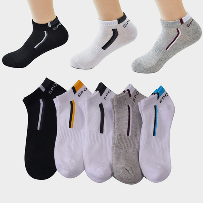 Ankle Sock Low Cut - 2 Paar/Lot Hochwertige Herren-Knöchelsocken Atmungsaktive Baumwoll-Sportsocken