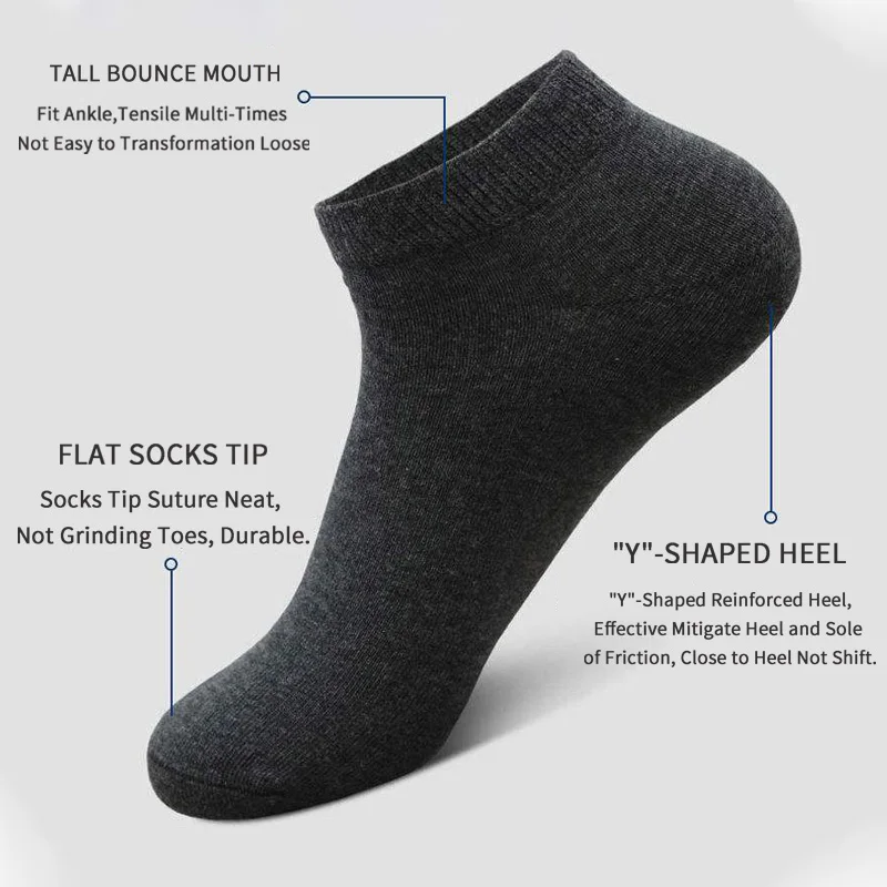 5 Paar lässige, einfarbige Uni – Ankle Sock Low Cut Bewertung und Preis