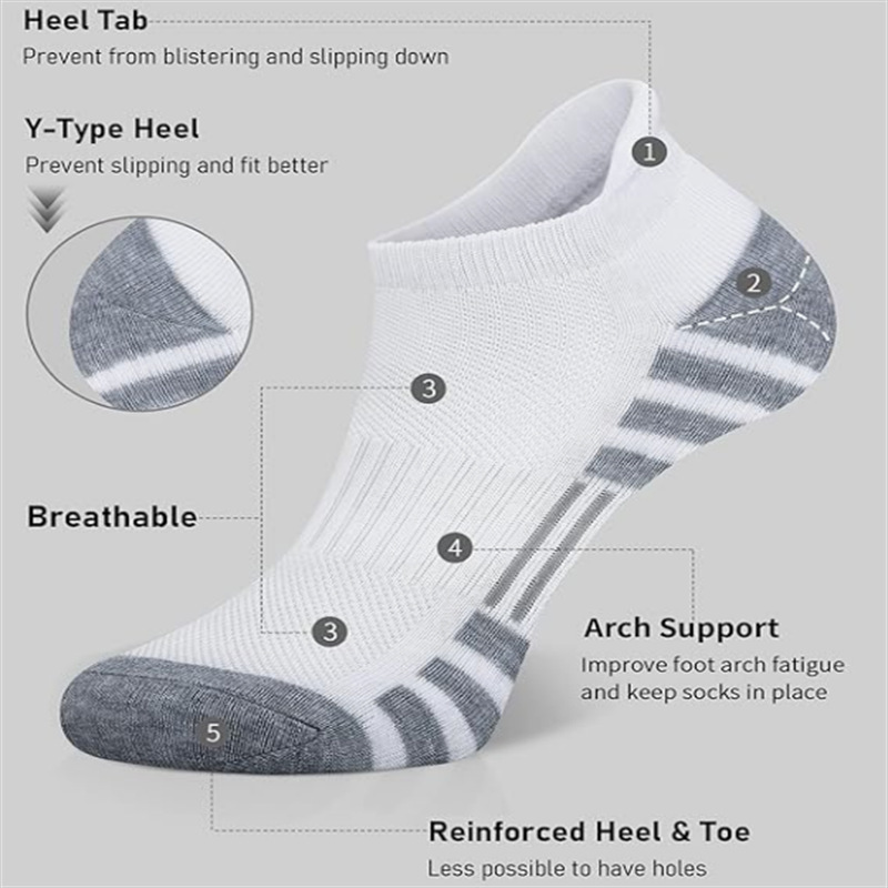 Gepolsterte, atmungsaktive Knö – Ankle Sock Low Cut Bewertung und Preis