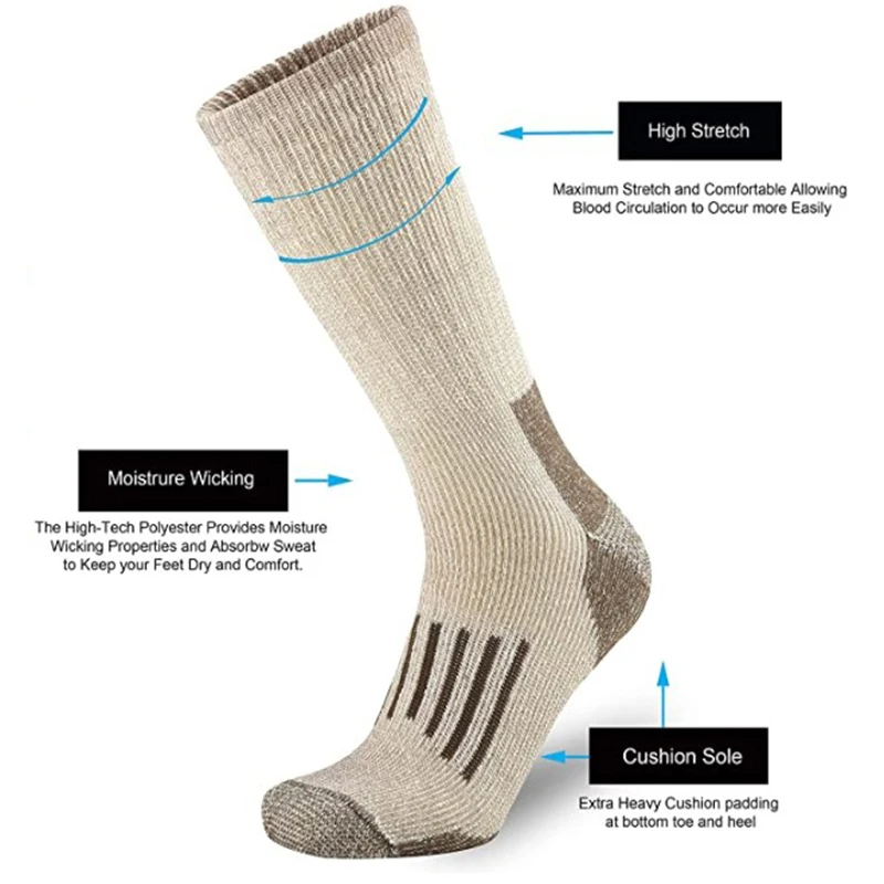 80% Wollsocken, warm, dick, ge – Wool Hiking Sock Bewertung und Preis
