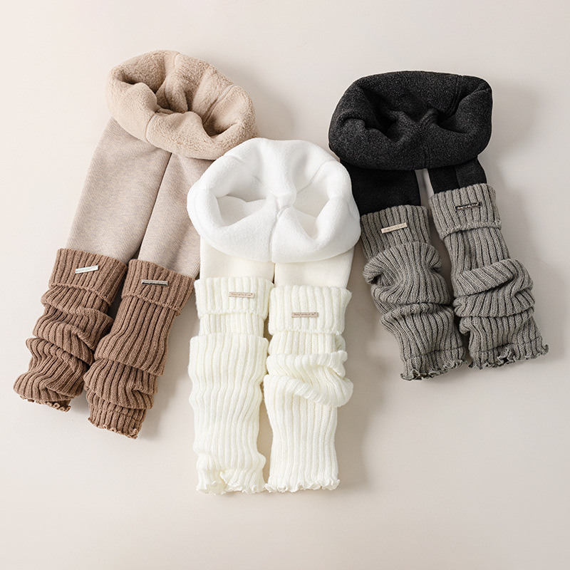 Kinder-Thermo-verdickte Leggin – Boot Sock Slouchy Bewertung und Preis