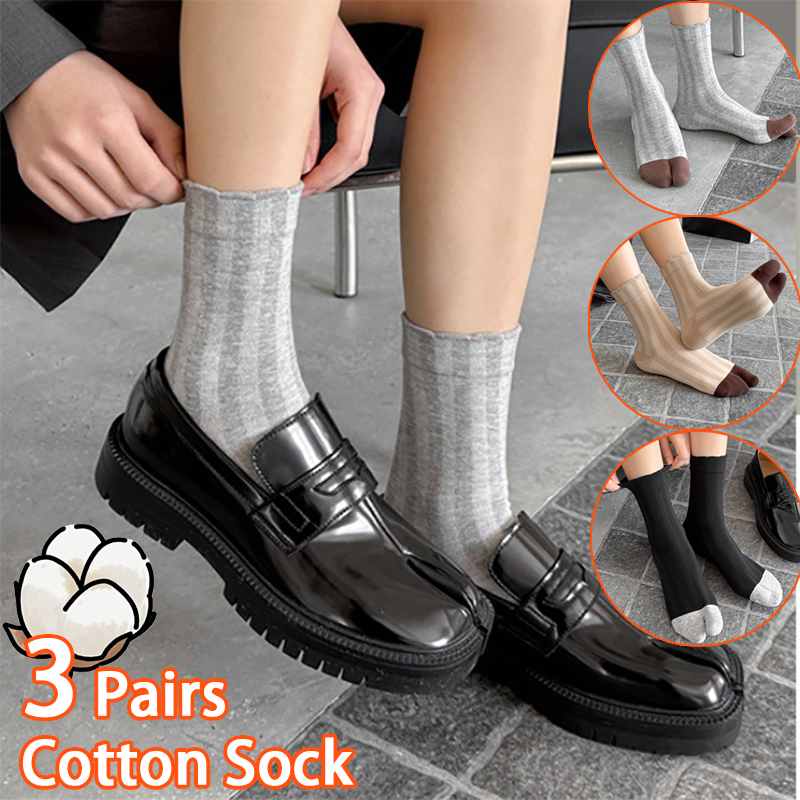Japanische Split-Toe-Baumwolls – Toe Sock Split Bewertung und Preis