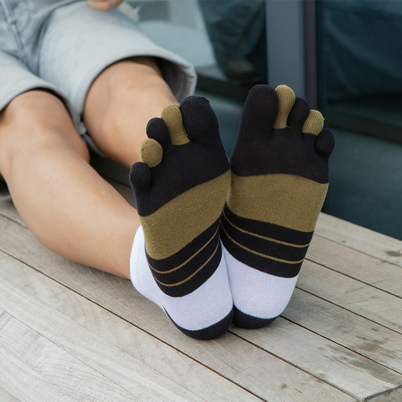 1/5 Paar Herren Bunte Gestreif – Toe Sock Split Bewertung und Preis