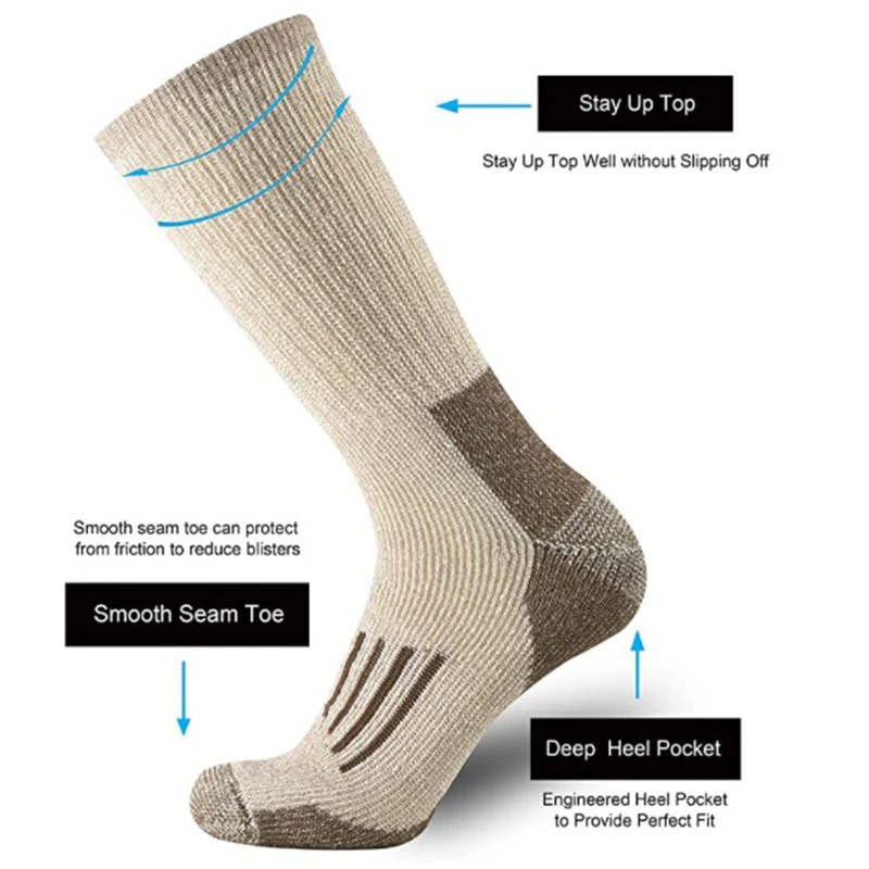Socken aus 80 % Wolle, verdick – Wool Hiking Sock Bewertung und Preis