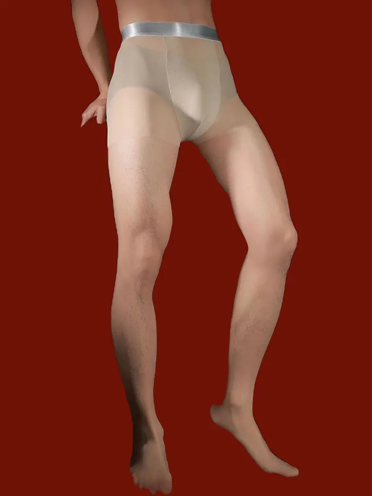 Sexy Herren Nahtlose Silberne  – Tights Pantyhose Sheer Bewertung und Preis